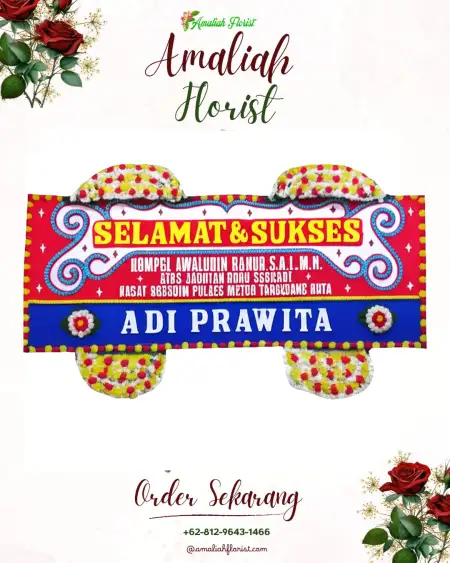 Papan Bunga Ucapan Selamat Cisimeut
